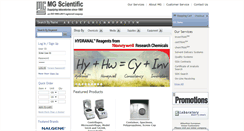 Desktop Screenshot of mgscientific.com